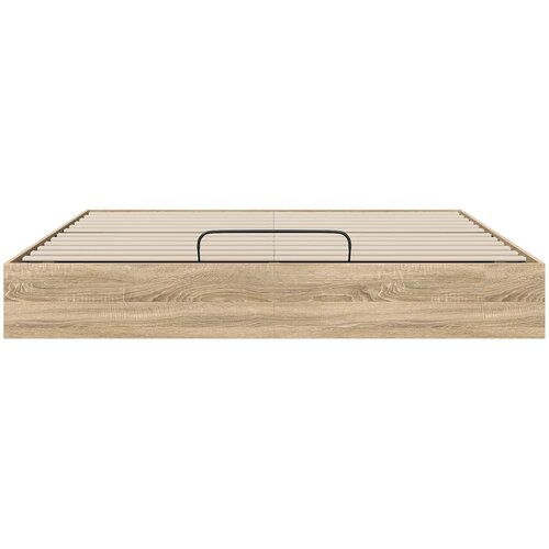  Otomanski krevet s pohranom Sonoma hrast 203 x 160 x 25 cm Slike