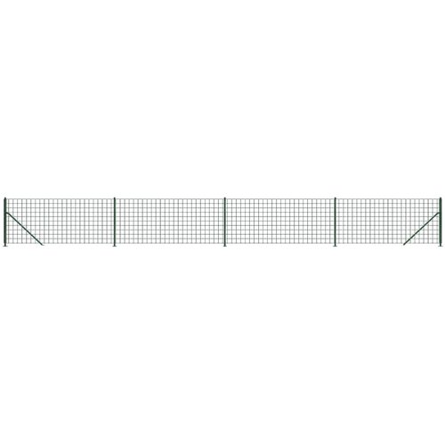  Ograda od žičane mreže s prirubnicom zelena 0,8 x 10 m Slike