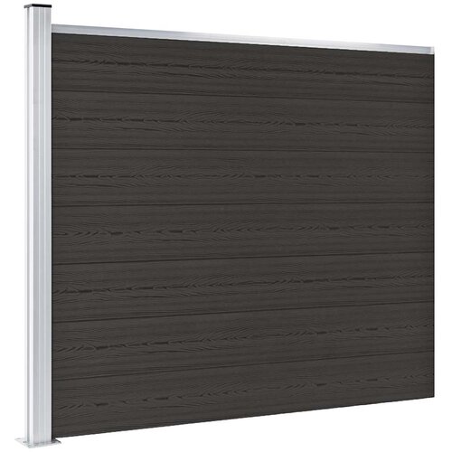 PANEL za ogradu WPC 175 x 146 cm crni Cene