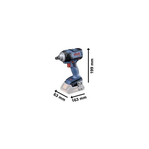 Bosch GDS 18V-300 Aku- udarni stezač 18 V 4.0 Ah Li-Ion Uklj. kofer, Uklj. 2 akumulatora Slike