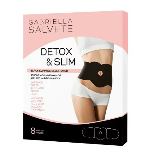 Gabriella Salvete Detox & Slim Black Slimming Belly Patch oblikovanje telesa 1 set