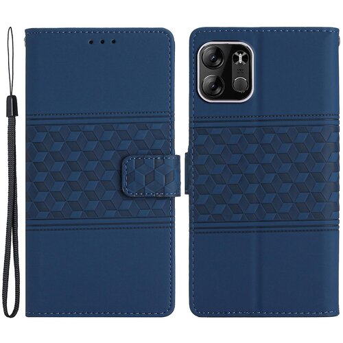 INORCO Za Tecno Spark Go 2023 4G PU usnjena torbica za telefon z natisnjenim rombom, stojalo, pokrov denarnice, (22035830) Slike