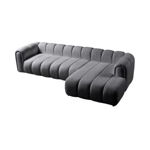Atelier Del Sofa ugaona garnitura n line right dark grey Slike
