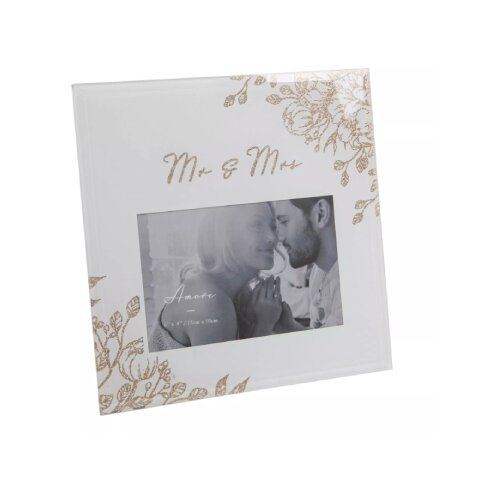Widdop & Co. Amore - Foto ram - Amore, Mr and Mrs, Pale Grey, 15x10 cm Cene