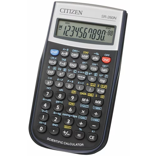 Citizen Tehnični kalkulator SR260N, črno siv