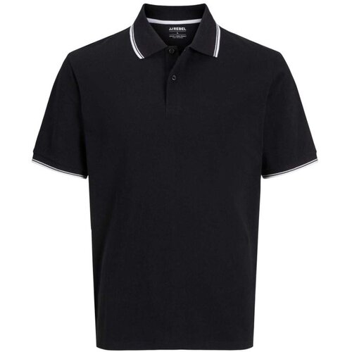 JJ Rebel mu&Scaron;ka polo majica zell crna Cene