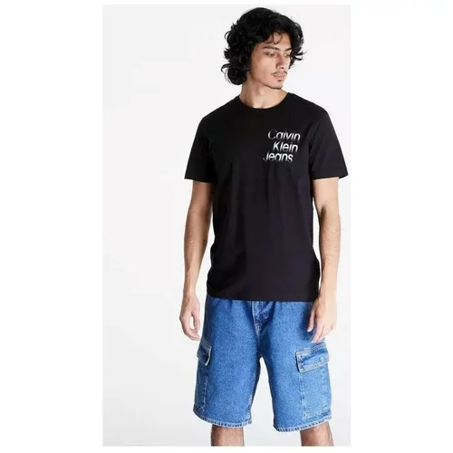 Calvin Klein Jeans Majice s kratkimi rokavi J30J325189BEH Črna