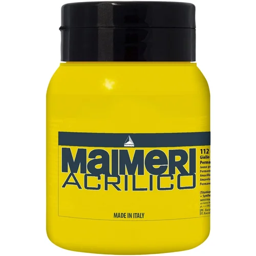 Maimeri Acrilico Akrilna barva Permanent Yellow Lemon 112 500 ml 1 kos