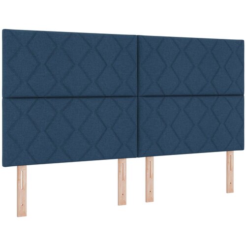  Boxspring krevet s madracem Plava 180 x 200 cm Tkanina Slike