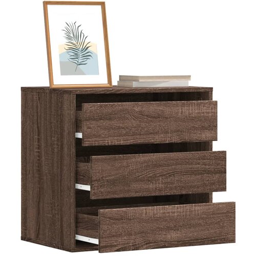 vidaXL Kotni predalnik rjavi hrast 60x41x58 cm inženirski les Cene