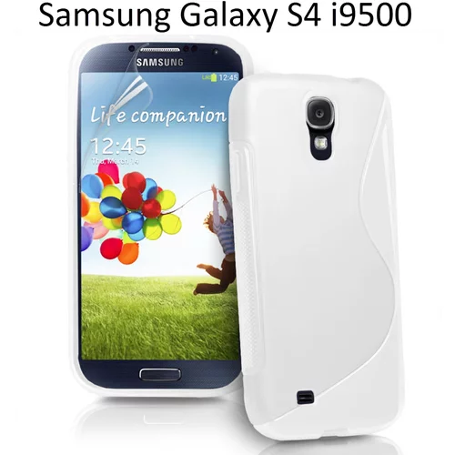  Gumijasti / gel etui S-Line za Samsung Galaxy S4 i9500 - beli