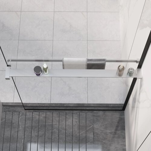 vidaXL Polica za stijenku tu&scaron;-kabine kromirana 90 cm aluminijska Cijene
