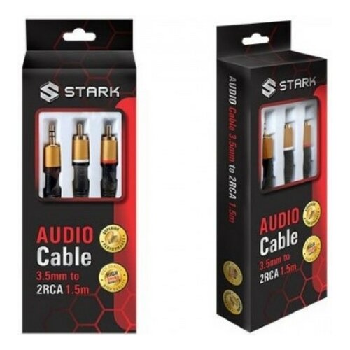 Štark kabl audio3.5mm na 2RCA M-M(High sound quality)1.5m Cene