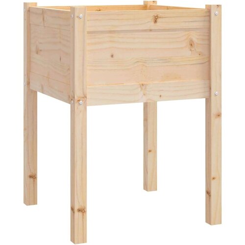 VidaXL vrtne sadilice 2 kom 50 x 50 x 70 cm od masivne borovine Slike