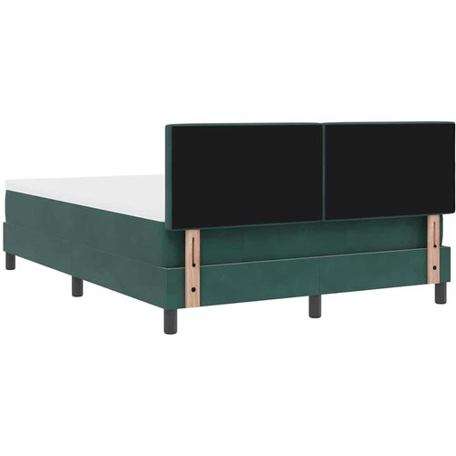  LED Box Spring Krevet Tamnozelena 140 x 200 cm Bar&amp;scaron;un Slike
