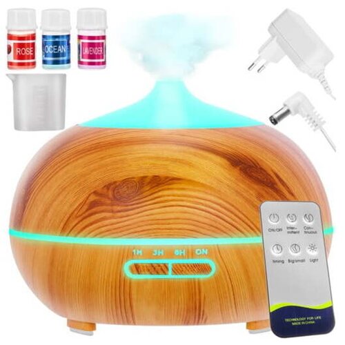 Malatec lED RGB vlažilec zraka difuzor 400ml + daljinski upr Cene