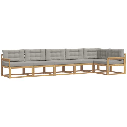 vidaXL Zunanja garnitura za sedenje 4 pcs Bela in svetlo siva, (5000281195) Cene