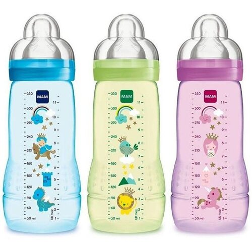 Mam plastična steklenička easy active 330ml Anti-colic Cene