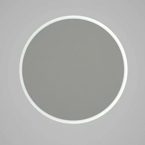 Tera Home Okroglo stensko ogledalo v belem okvirju Glob, ⌀ 59 cm