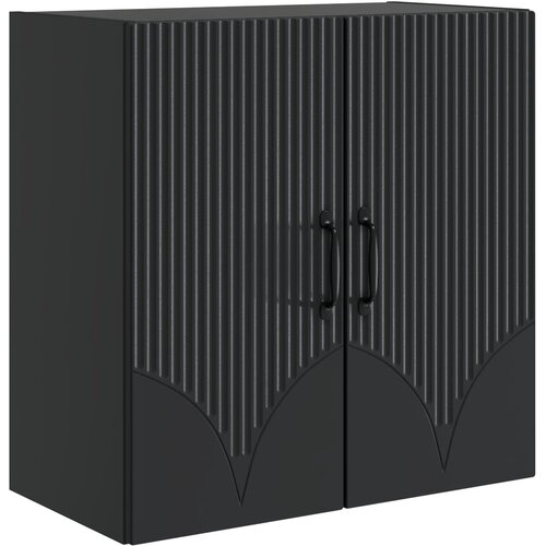vidaXL Ormar za montažu na zid 59 x 31 x 60 cm Konstruirano drvo Crna - Crna 59 x 31 x 60 cm Cene