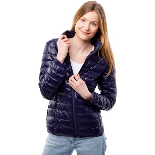 Glano Women's quilted jacket - dark blue Slike