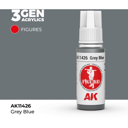 AK Interactive Grey Blue 17ml - 3rd Gen Akrilna Boja AK11426 Slike
