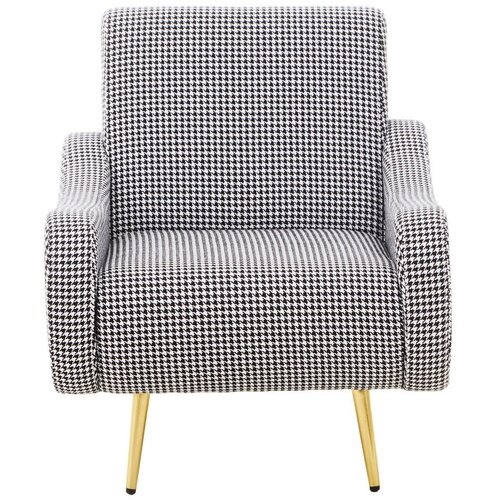 Premier Housewares Črno-bel fotelj Holli &amp;ndash; Slike