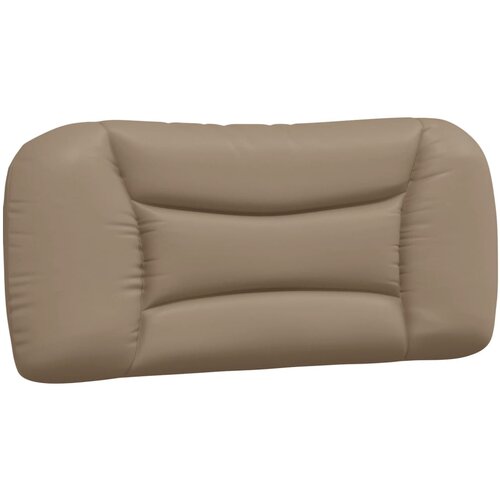 Maison Chic posteljno vzglavje - vzglavna omarica - vzglavna stranica kapučino 80 cm umetno usnje, (21704219) Cene