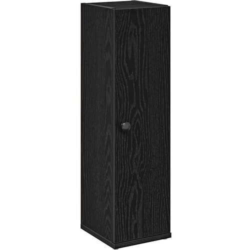 Maison Chic Kopalniška omarica - Kopalniški kabinet z držalom za zvitke črna 20,5x22x72 cm, (21787096) Cene