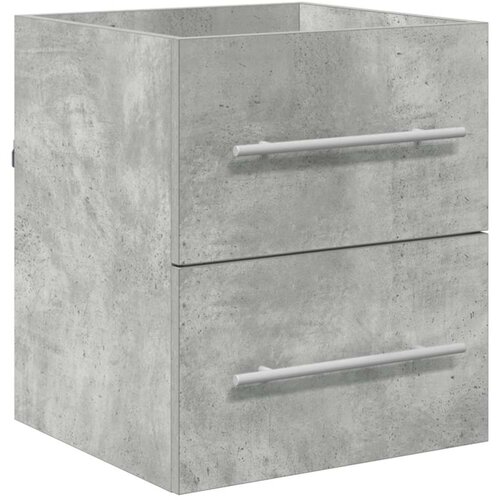 vidaXL Omarica za umivalnik s predalom Betonsko siva 38,5 x 41 x 48 cm, (5000092612) Cene