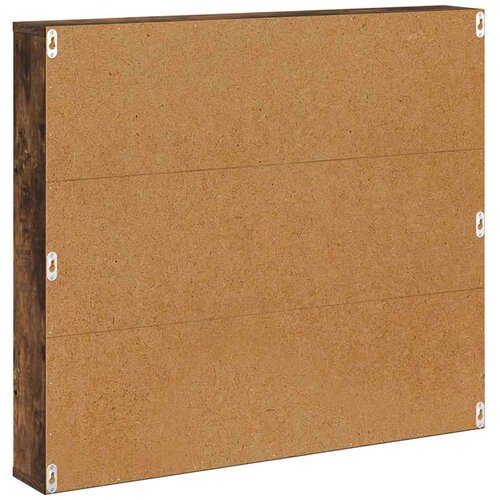  Polica za časopise Zidne 2 pcs Dimljeni hrast 80 x 12 x 70 cm Slike