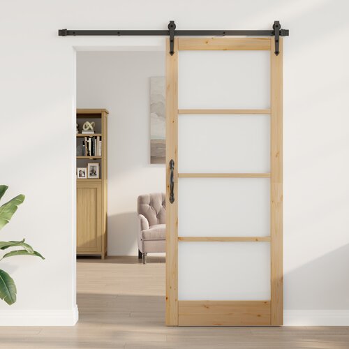 VidaXL Notranja vrata s steklom &amp;quot;ORKDAL&amp;quot; 86x211x4 cm Masivni les bor Slike