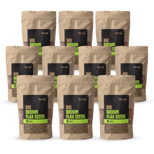 VanaVita bio seme smeđeg lana 10 x 500 g Cene