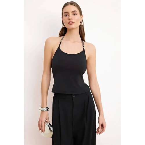 TRENDYOLMILLA Zenski top Tprss26Bs00005, Crna Slike