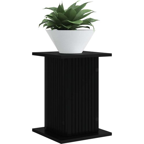  Stalak za biljke 2 pcs Crna 30 5 x 30 x 43 cm Konstruirano drvo - Crna 30 5 x 30 x 43 cm 2 Slike