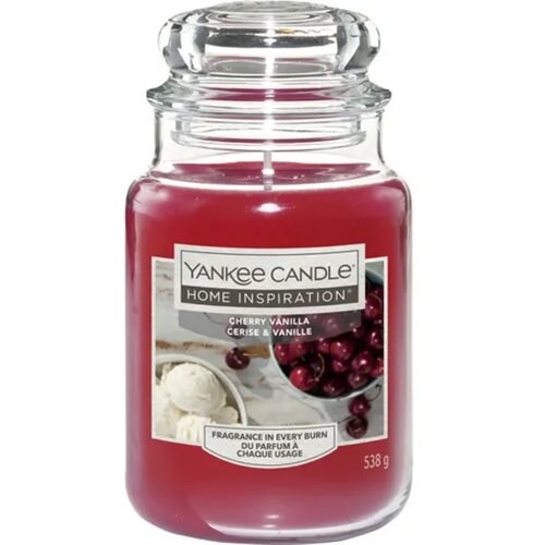 Yankee Candle Home Inspiration sveča v kozarcu Cherry Vanilla - Large Cene
