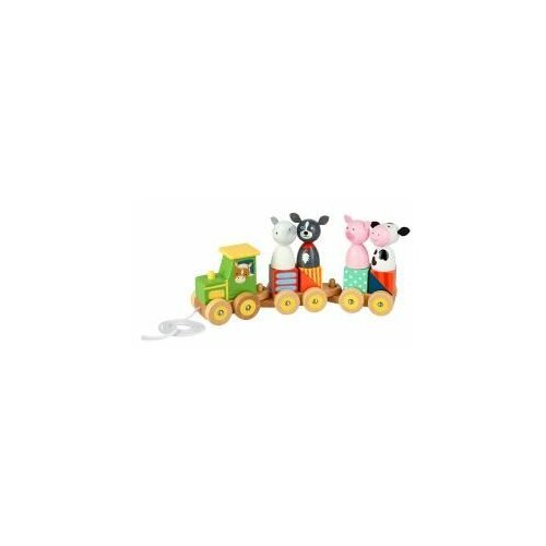 Orange Tree Toys - Drveni vozić - farma Slike