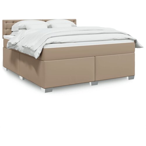  box spring s madracem cappuccino 180x200 cm umjetna koža Cijene