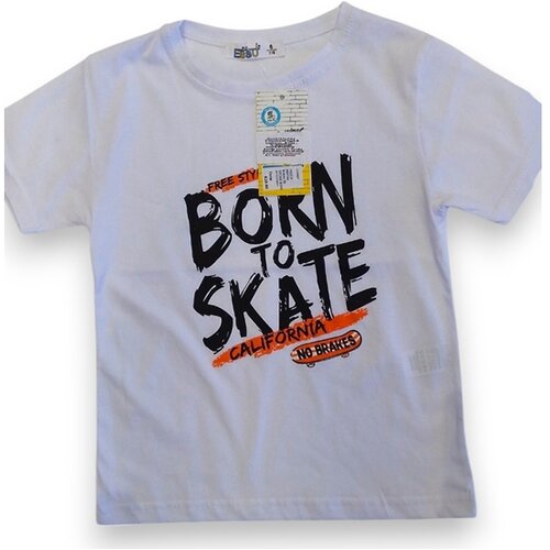  Majica kratak rukav za dečake born to skale VEL.6-9 Cene