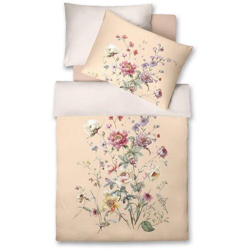 Fleuresse posteljnina bed art 140/200 cm mako saten rdeča, bela, olivno zelena , barve korale Cene