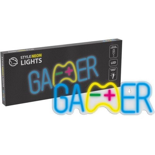 Manta LED SVJETLEĆA OZNAKA GAMER, 35X11.8CM, PLEXI, MULTICOLOR SNL62MT, (5902510688516) Cijene