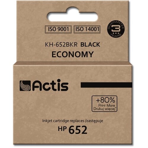 Actis KH-652BKR Ink (replacement HP 652 F6V25AE; Standard; 15 ml; 650 pages, black) Cijene