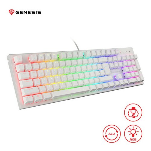 Genesis Tastatura Thor 303 White Cene