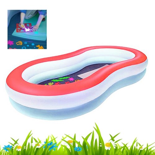  Bazen za dvori&scaron;te BESTWAY Doodle Glow 280x157x46cm 54136 Cene