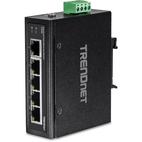  Trendnet TI-E50 network switch Unmanaged Fast Ethernet (10 /100) Black Cijene