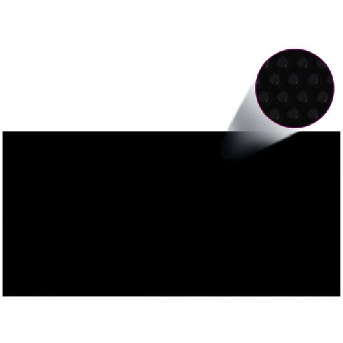  Plavajoča PE solarna folija za bazen 450x220 cm črna in modra, (20721443) Slike