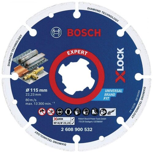 Bosch x-lock 115mm dijamantska ploča za sečenje metala best for metal - 2608900532 Cene