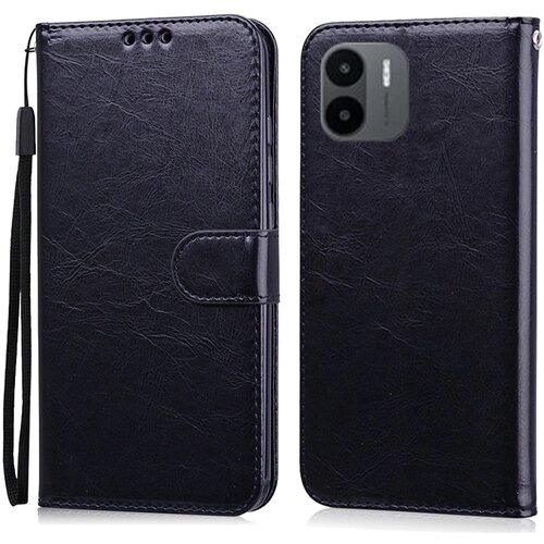 Preklopni ovitek / etui / zaščita Wallet za Xiaomi Redmi A2 / Redmi A1 - črni Cene
