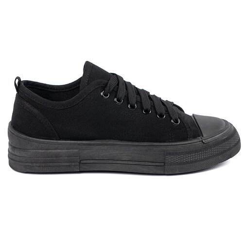 Shelvt Comfortable black sneakers with a short shaft Cijene