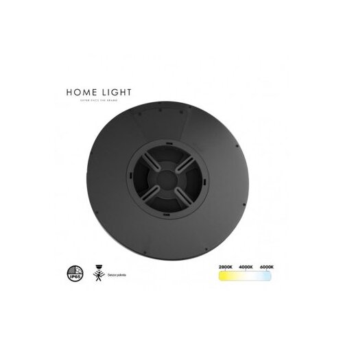 HOME LIGHT L7760-18W cct led plafonjera sa senzorom crna Cene